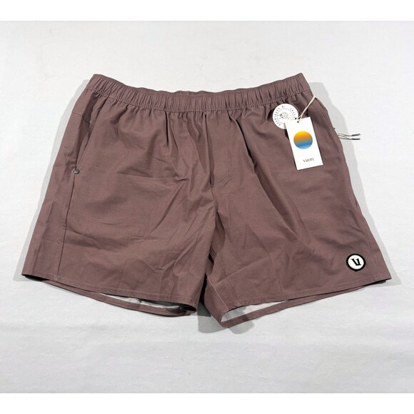 Vuori Shorts Mens Marsala Cape Unlined Volley Performance Stretch V369 2XL NWT - Picture 1 of 7
